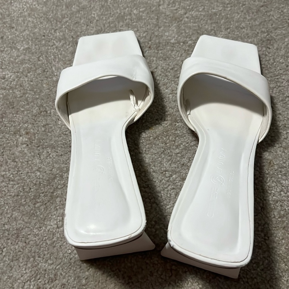 Chinese Laundry Mules - White - Size EU 40.5 (US 9.5)